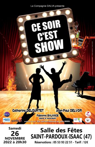 Spectacle CE SOIR C‘EST SHOW