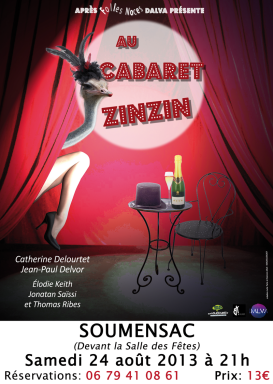 Spectacle "AU CABARET ZINZIN"