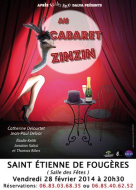 Spectacle "AU CABARET ZINZIN"