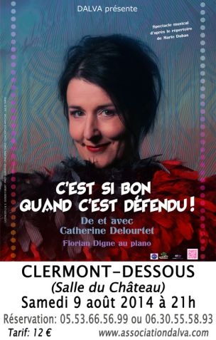 Spectacle "C‘EST SI BON QUAND C‘EST DEFENDU" CLERMON DESSOUS