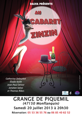 Spectacle "AU CABARET ZINZIN"